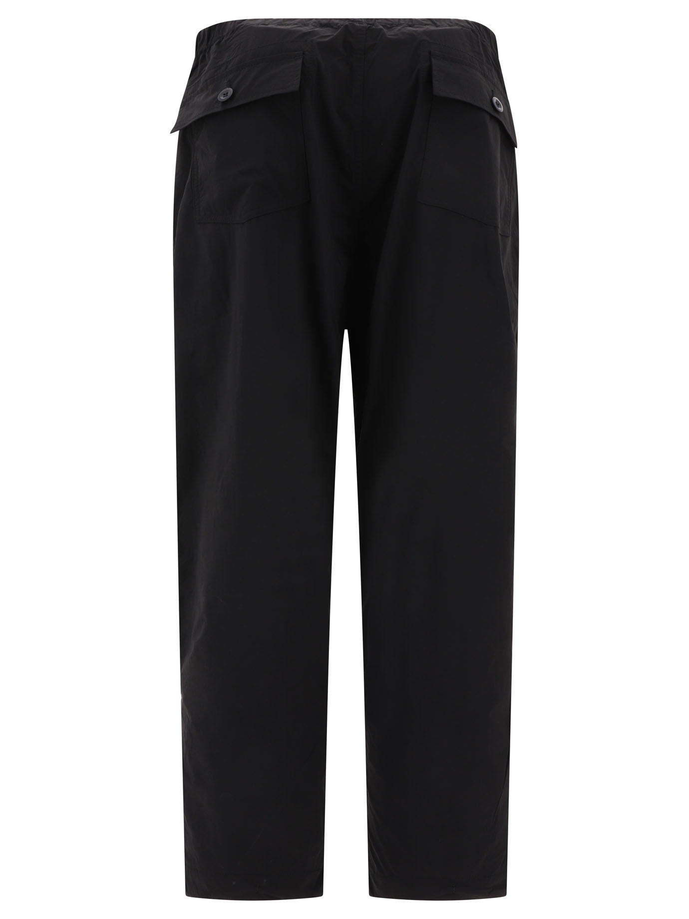 COMME DES GARçONS HOMME Black   Parachute trousers with drawstring